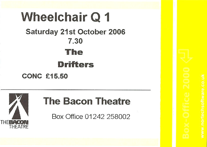 The Drifters Ticket